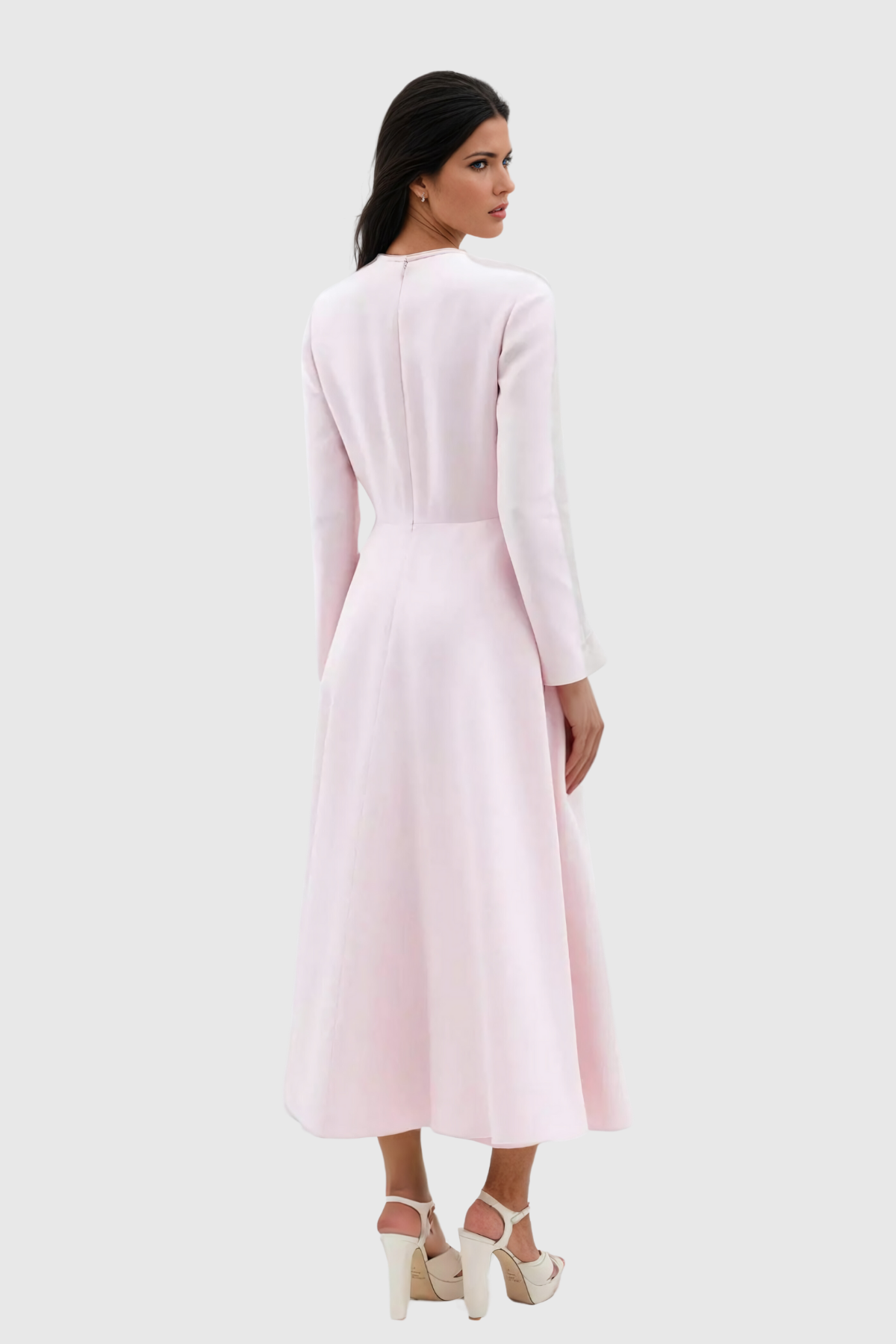 Blush Belle Bow Maxi Dress