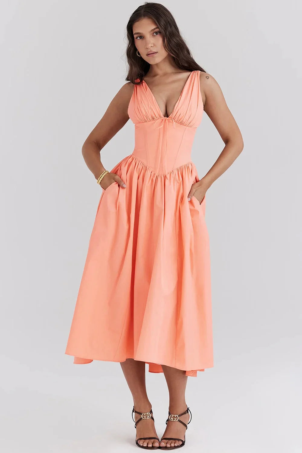 Lyra Garden Bloom Midi Dress