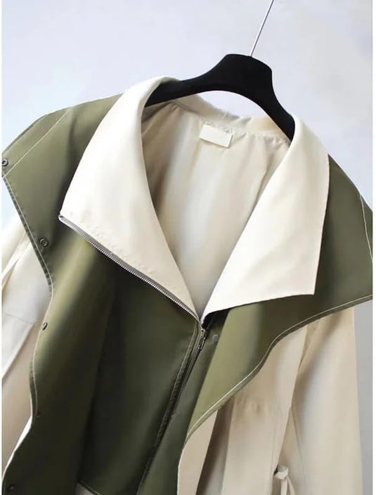 Women’s Lightweight Hooded Windbreaker - Oversized Drawstring Jacket