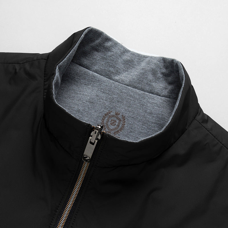 Men’s Lightweight Zip-Up Vest - Casual Sleeveless Outerwear