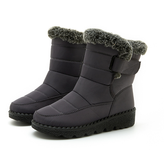 Women’s Cozy Winter Boots -  Waterproof Non-Slip Ankle Boots