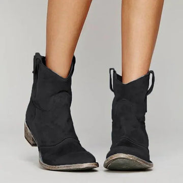 Women’s Paloma Western-Inspired Low Ankle Boots