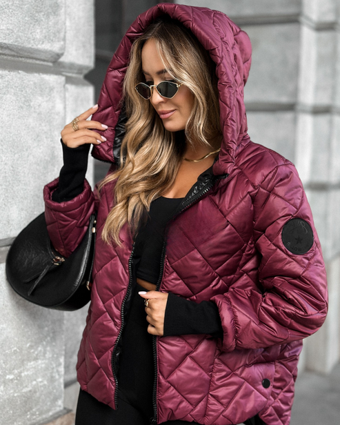 Women’s Sofia Quilted Hooded Puffer Jacket - Chic Warm Coat