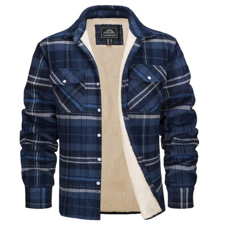 Men’s Alpine Fleece-Lined Plaid Shirt Jacket