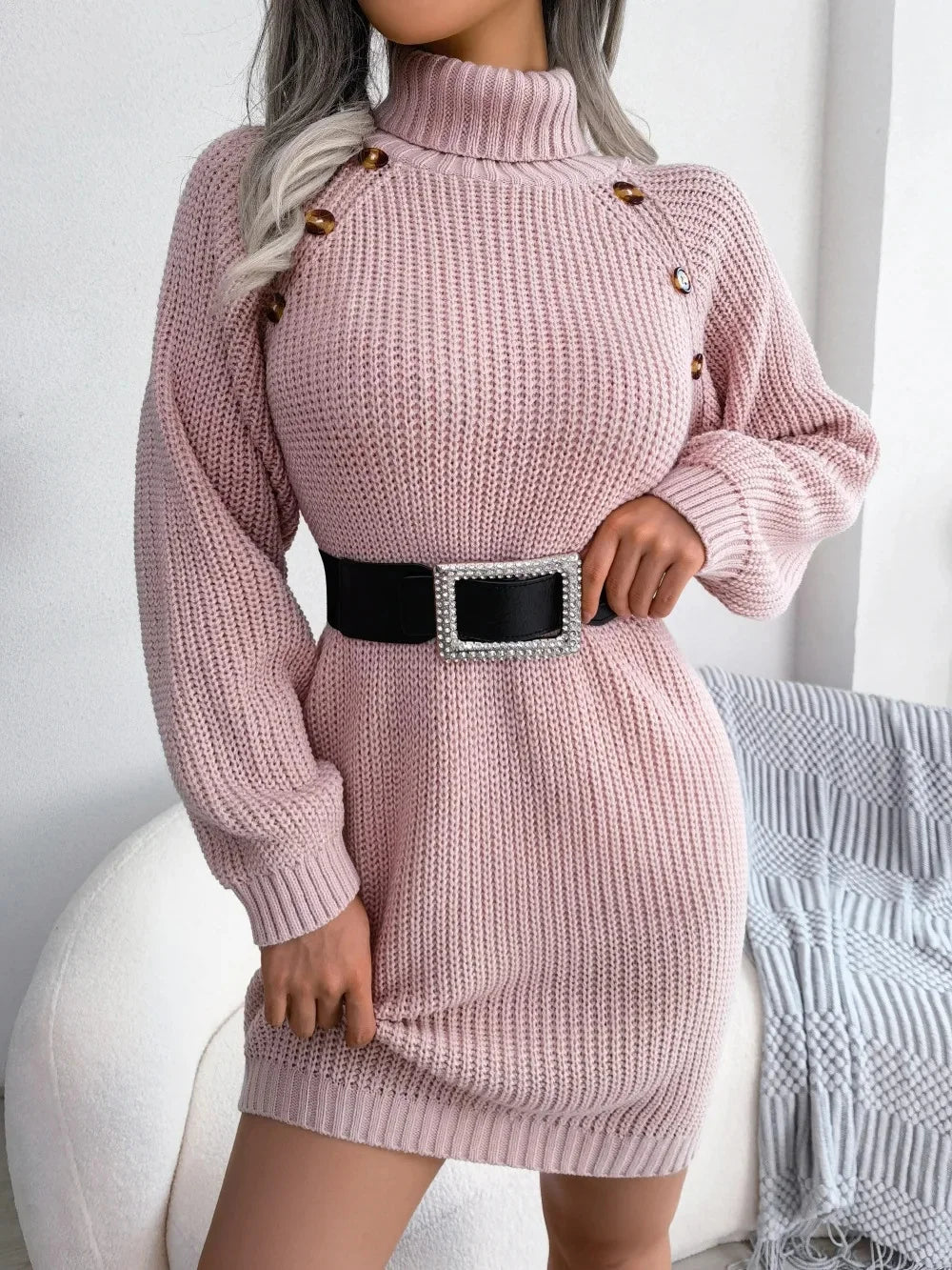 Women's Knit Sweater Dress