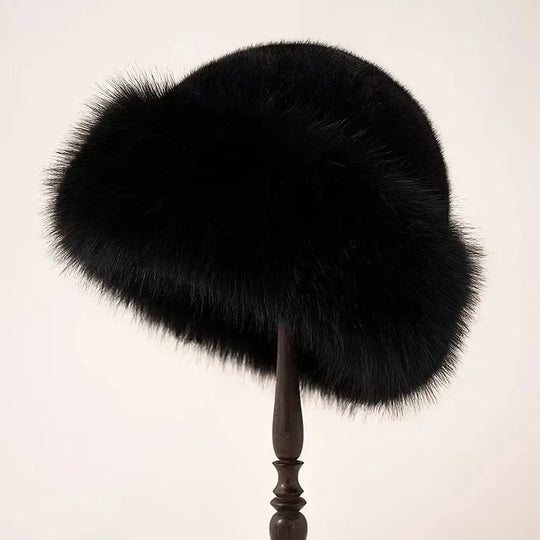 Women’s Winter Hat - Fluffy Bucket Style
