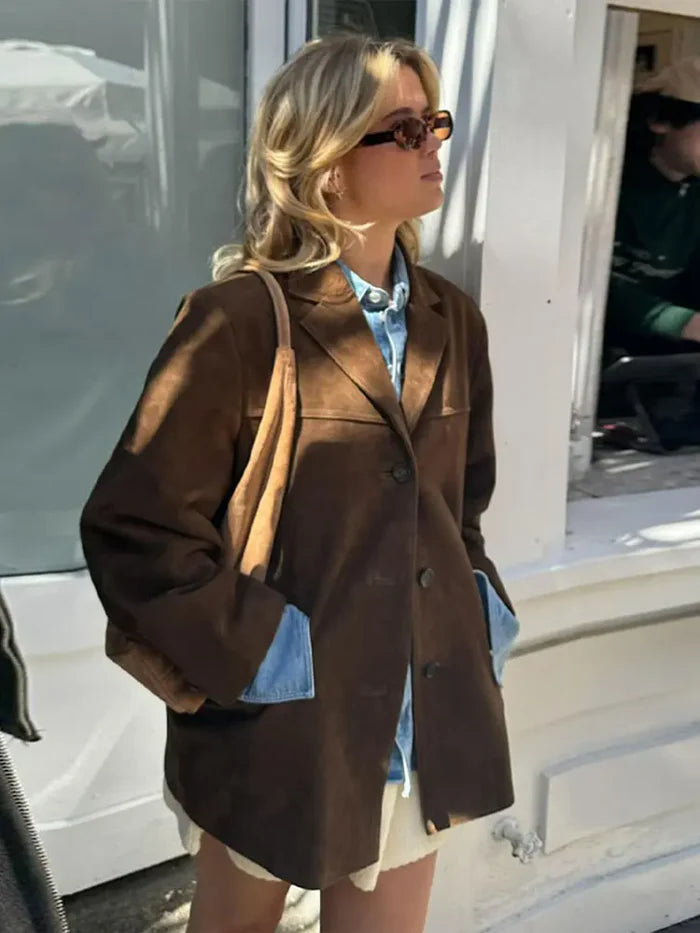 Women’s Oversized Button-Up Winter Jacket