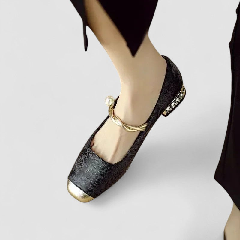 Brooklyn Women's Orthopedic Mary Jane Low-Heel Shoes