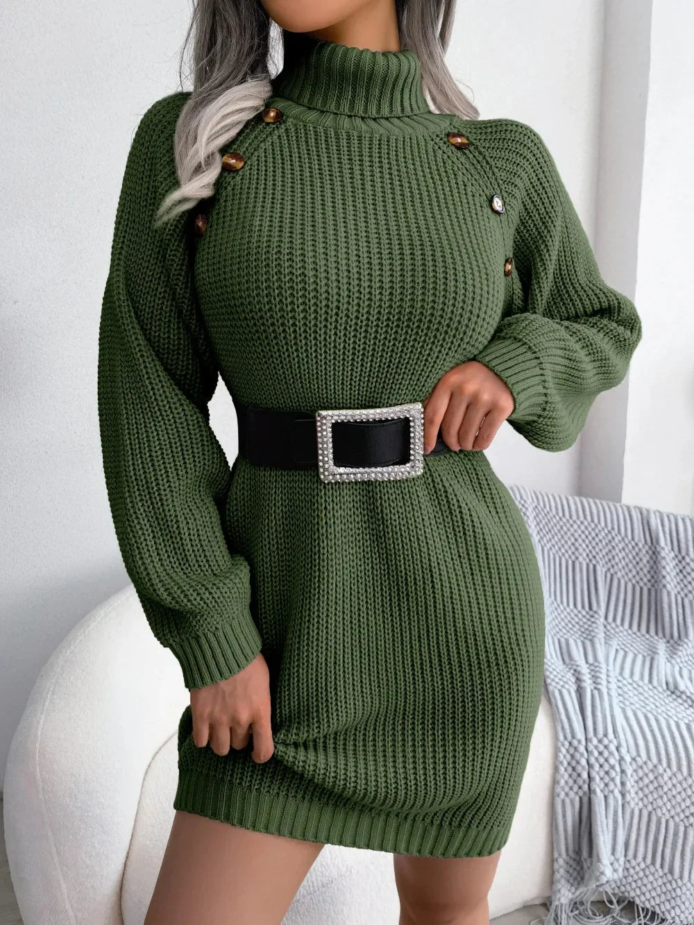 Women's Knit Sweater Dress