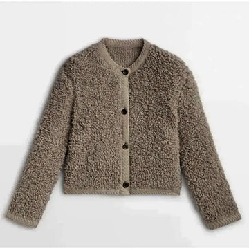 Women’s Button-Up Textured Cardigan | Casual Knitwear