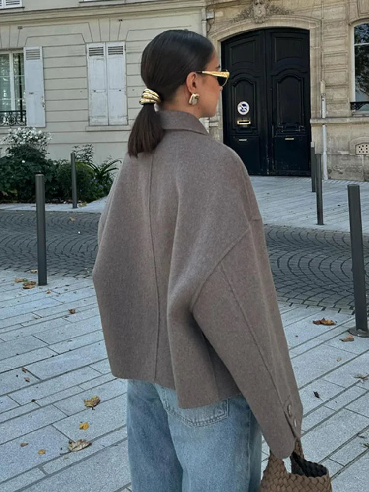 Women’s Oversized Wool Blend Jacket
