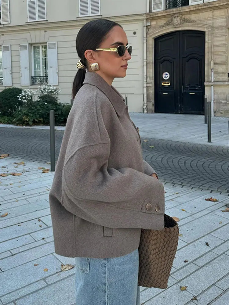 Women’s Oversized Wool Blend Jacket