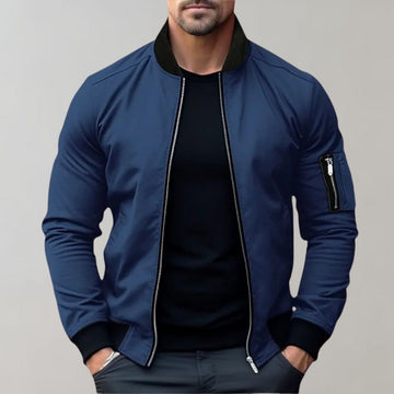 Men’s AeroFlex Lightweight Bomber Jacket - Everyday Zip-Up Layer