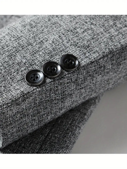 Men’s Slim Fit Classic Blazer - Modern Tailored Casual Jacket