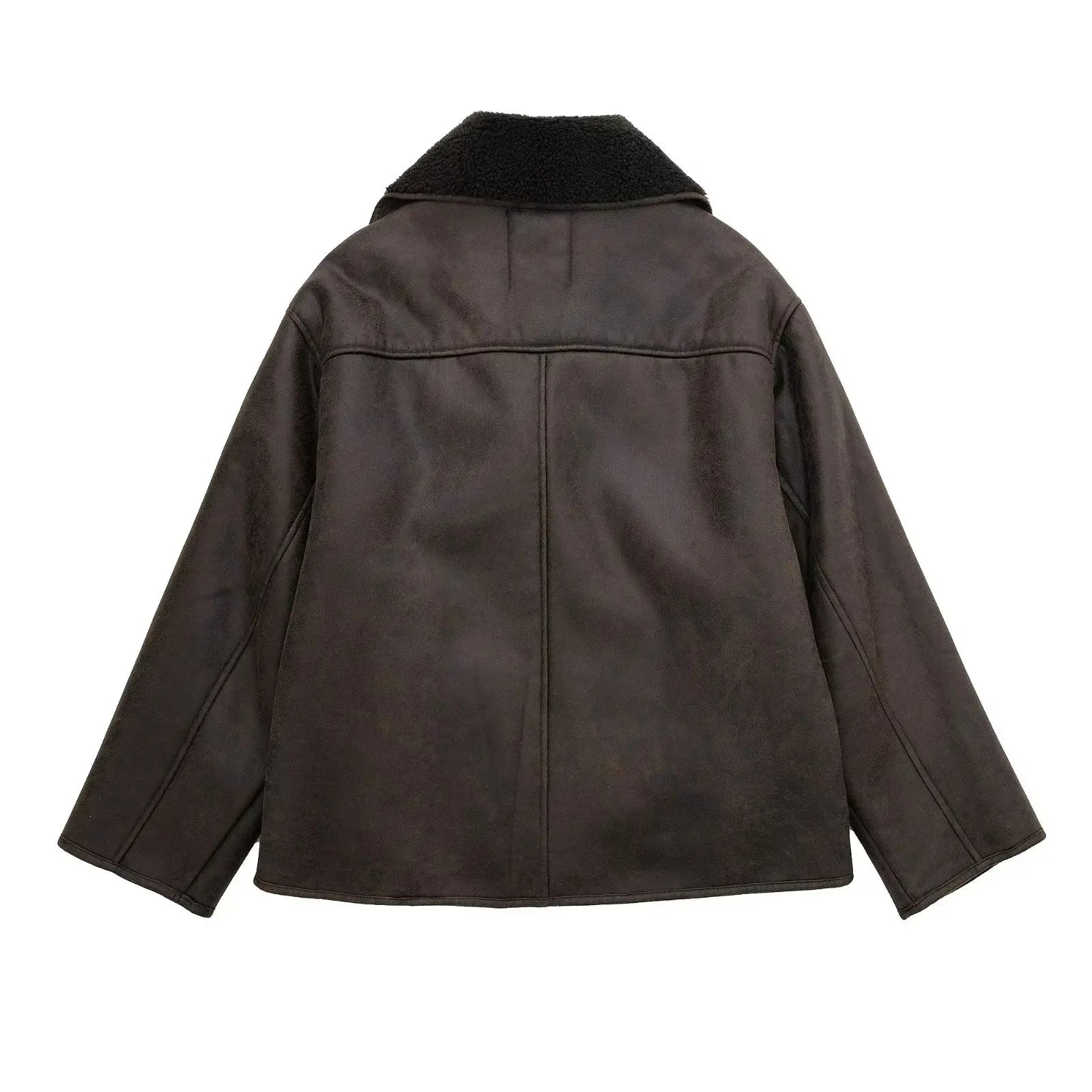 Women’s Vintage Oversized Shearling Jacket