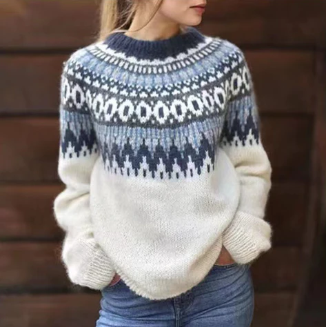 Women’s Nordic Knitted Sweater
