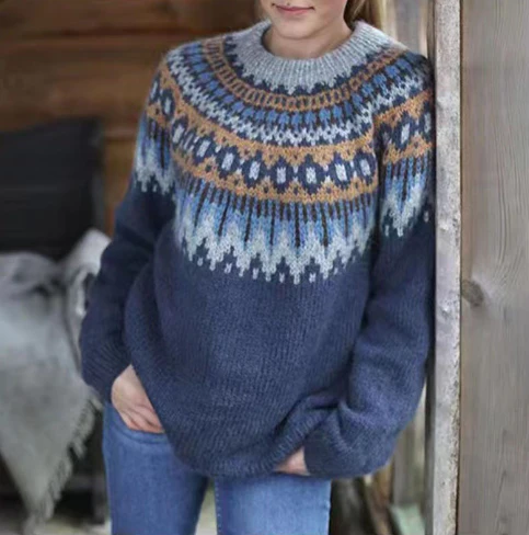 Women’s Nordic Knitted Sweater