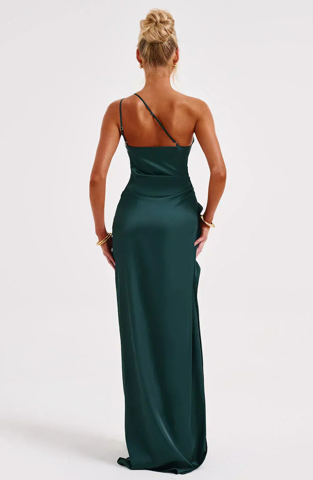 Women's Asymmetric Evening Maxi Dress