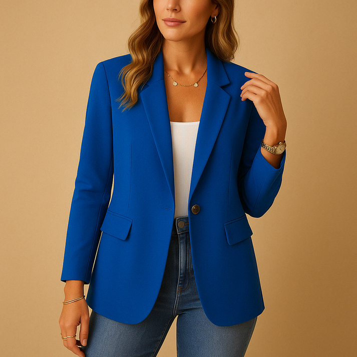 Women’s Tailored Blazer - Classic Single-Breasted Design