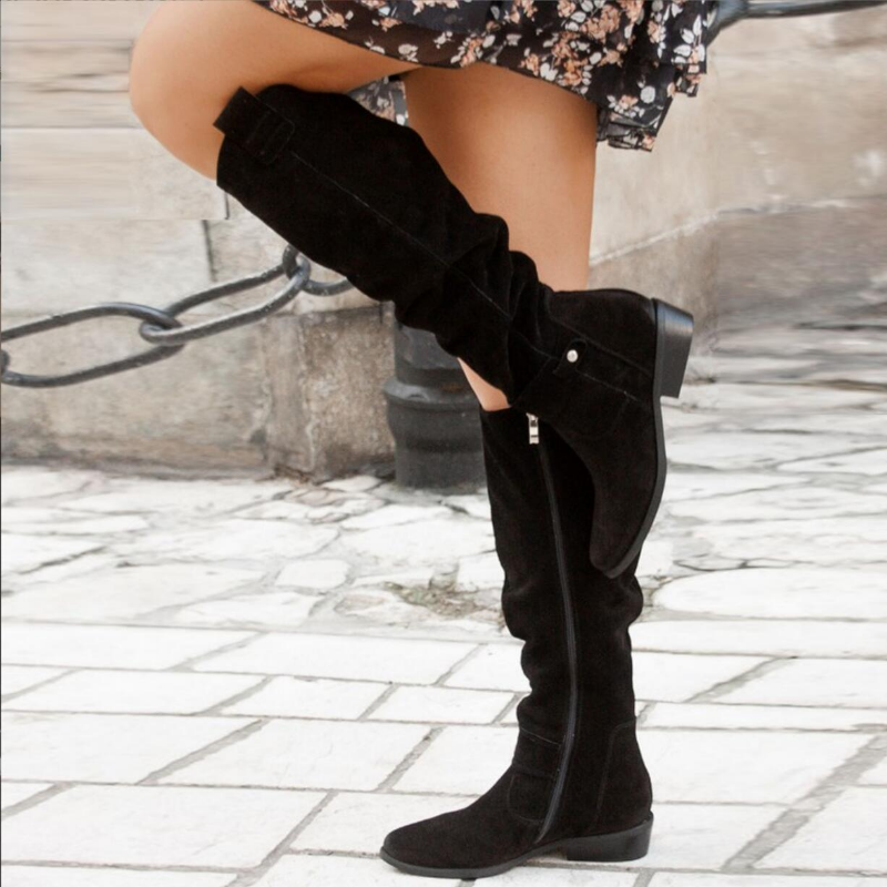 Women’s Knee-High Slouch Boots