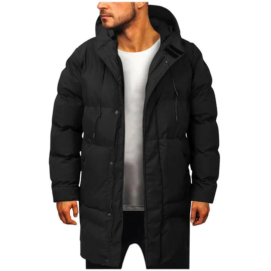 Men’s GlacierShield Longline Puffer Coat - Heavyweight Winter Protection