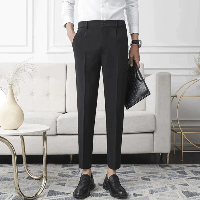 Men’s Smart Casual Pants - Straight-Leg Everyday Trousers