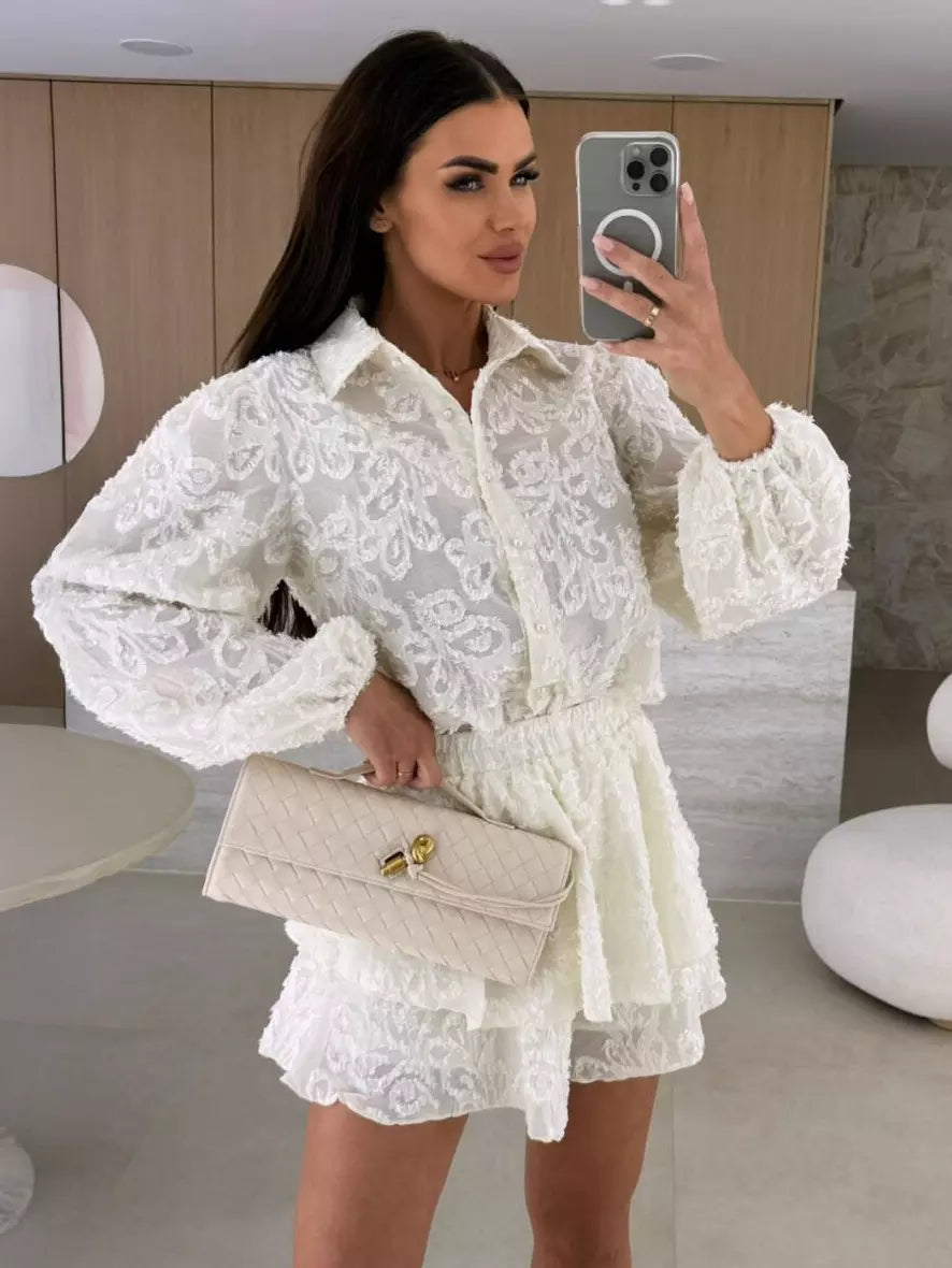 Piper - Retro Lace Mini Dress