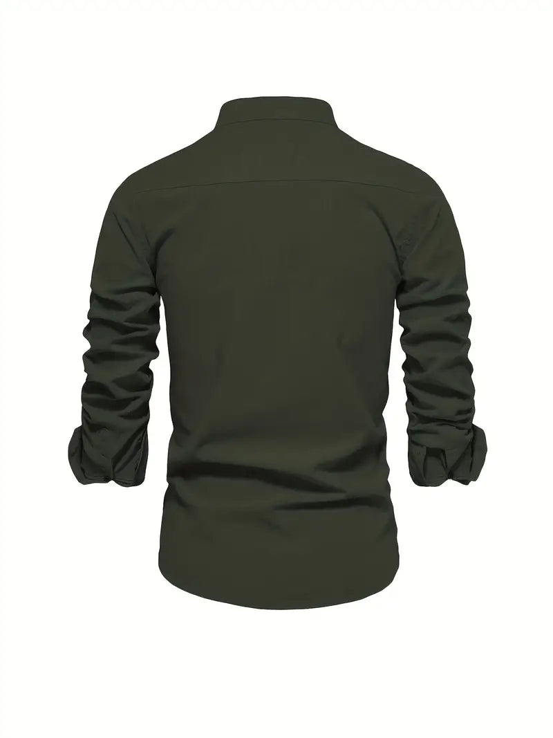 Men's Button-Front Shirt