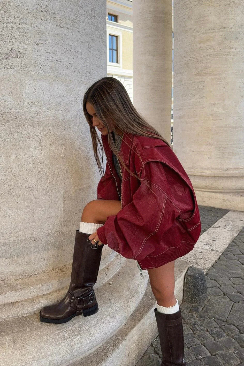 Women’s Oversized Zip Jacket