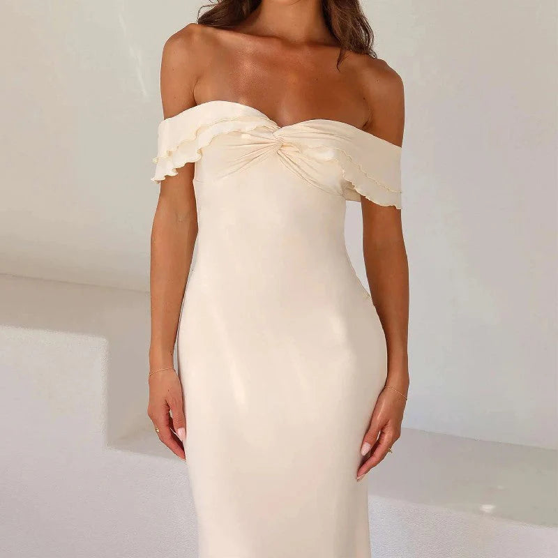 Chloe - Off-Shoulder Maxi Dress
