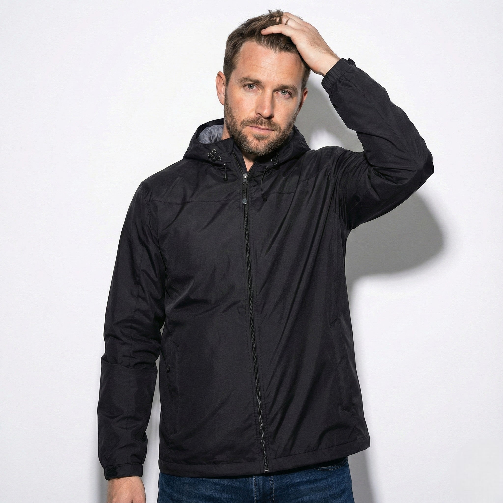 Men’s Water-Resistant Windbreaker Jacket