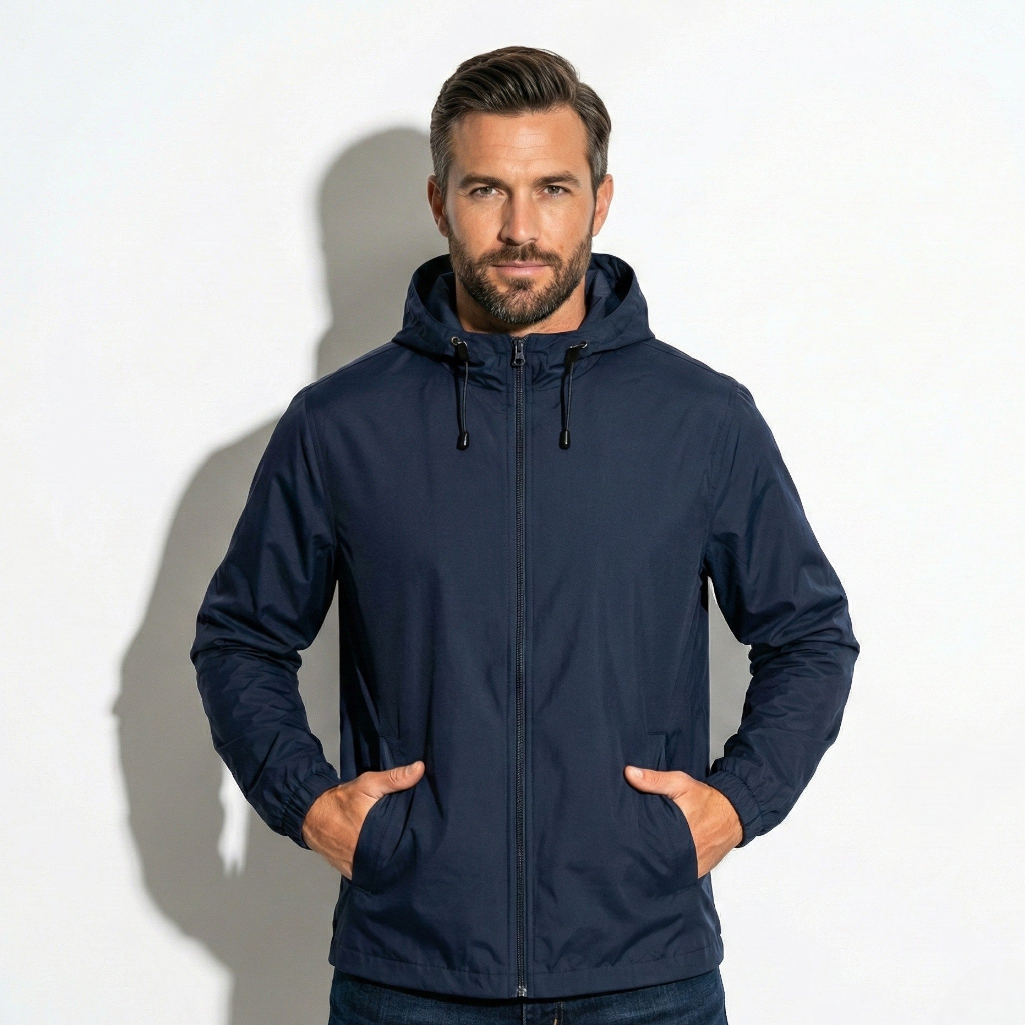 Men’s Water-Resistant Windbreaker Jacket
