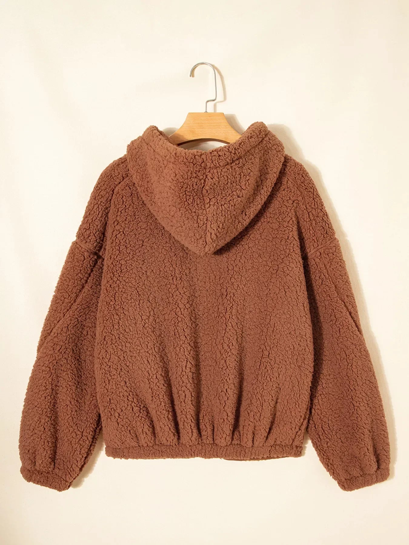 Marjorie Women’s Relaxed Fit Zip-Up Teddy Jacket