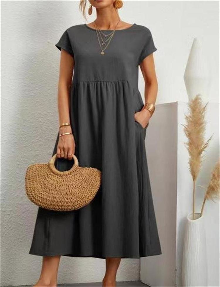 Isla Relaxed Midi Dress