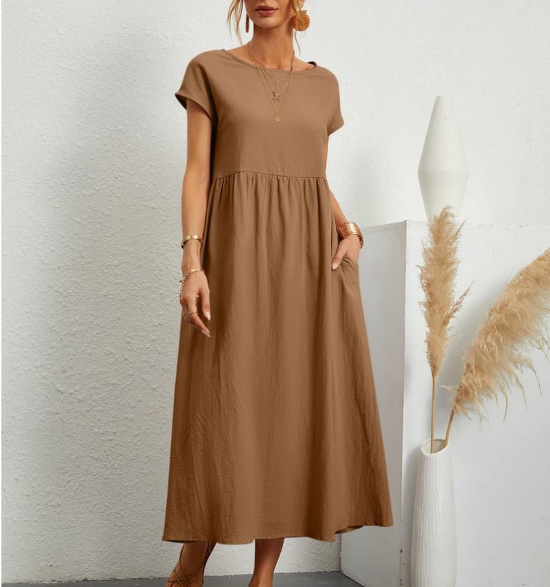 Isla Relaxed Midi Dress