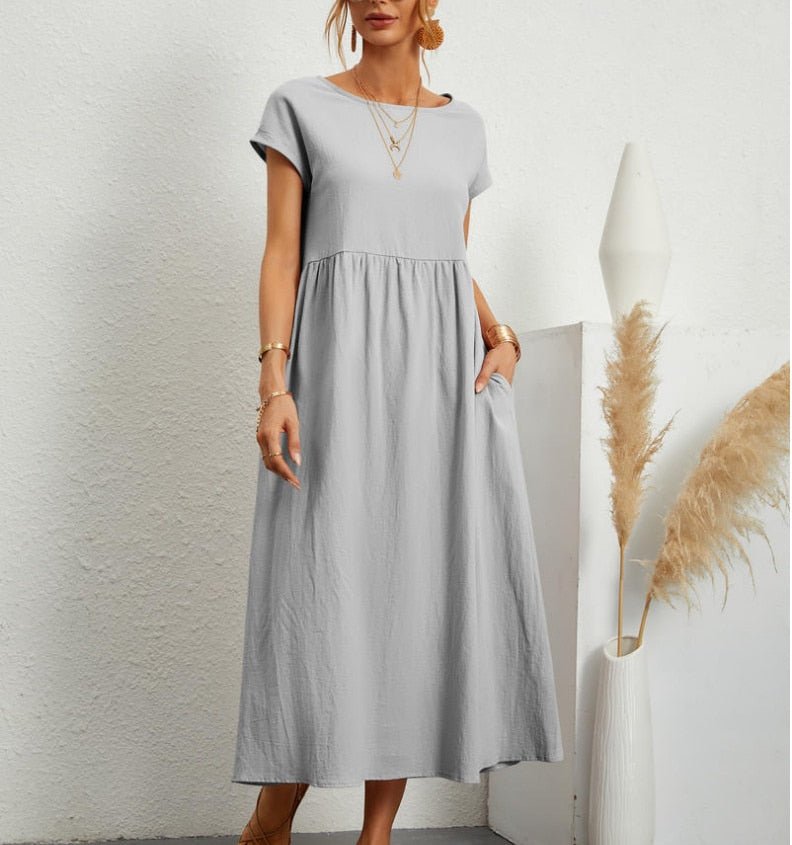 Isla Relaxed Midi Dress
