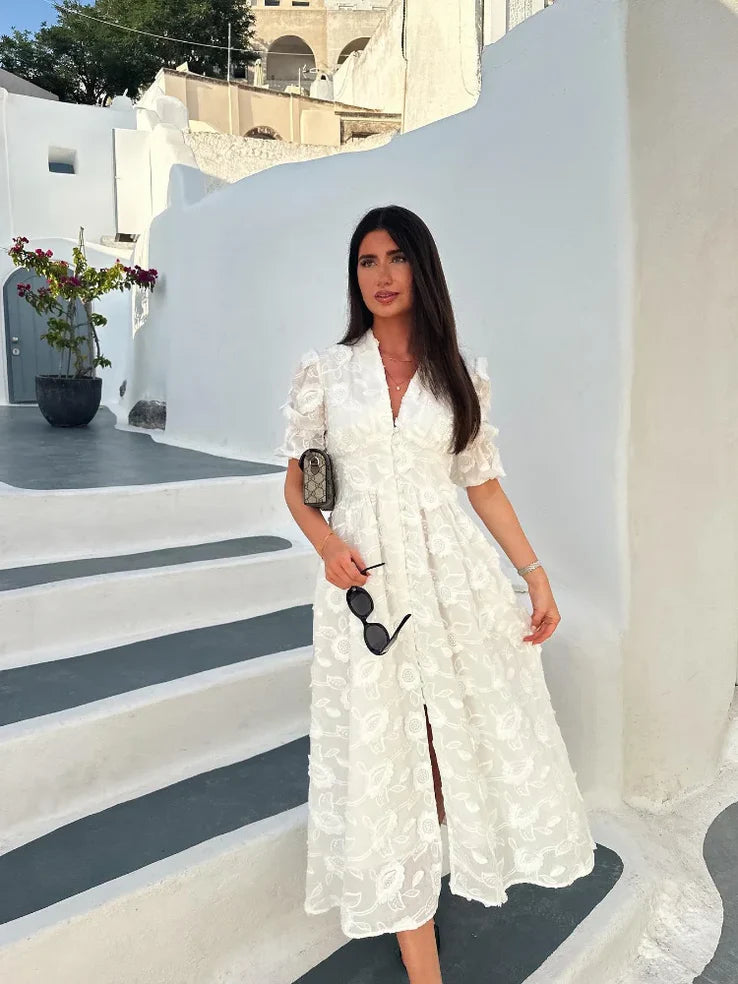Harper - Elegant Lace Maxi Dress