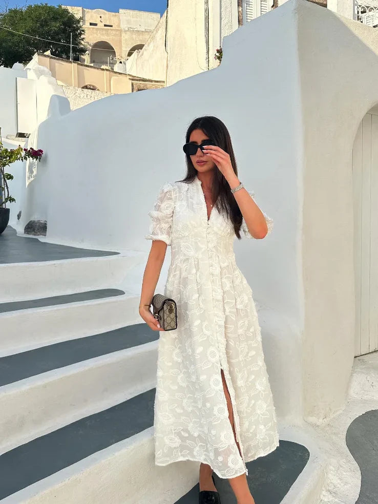 Harper - Elegant Lace Maxi Dress