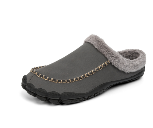Men’s Slip-On Indoor Slippers – Warm Lined Comfort Mules