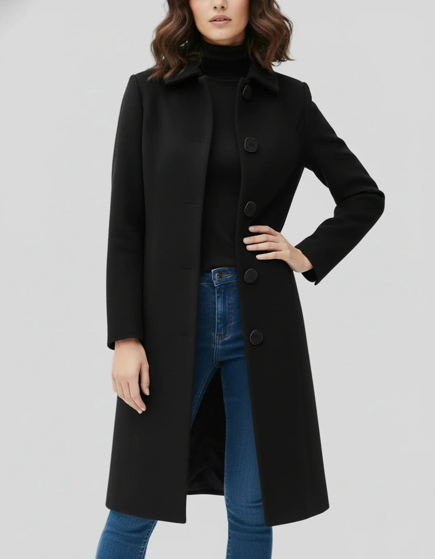 Women’s Josephine Single-Breasted Winter Trench Coat