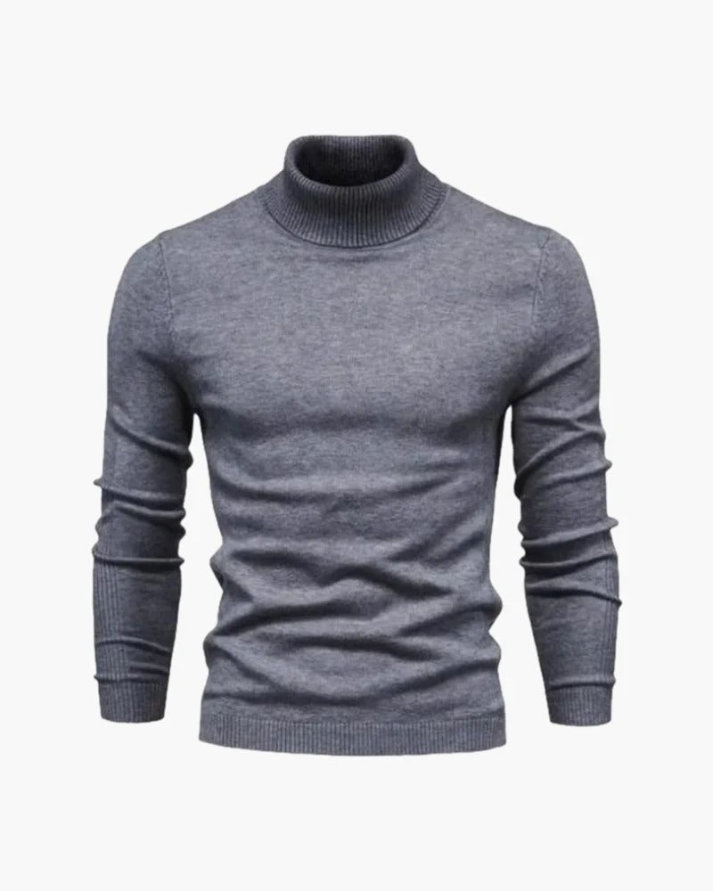 Men’s Arno Classic Turtleneck Sweater - Slim-Fit Knit