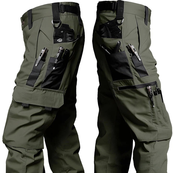 Men’s ShadowForce Tactical Cargo Pants - Utility Multi-Pocket Trousers