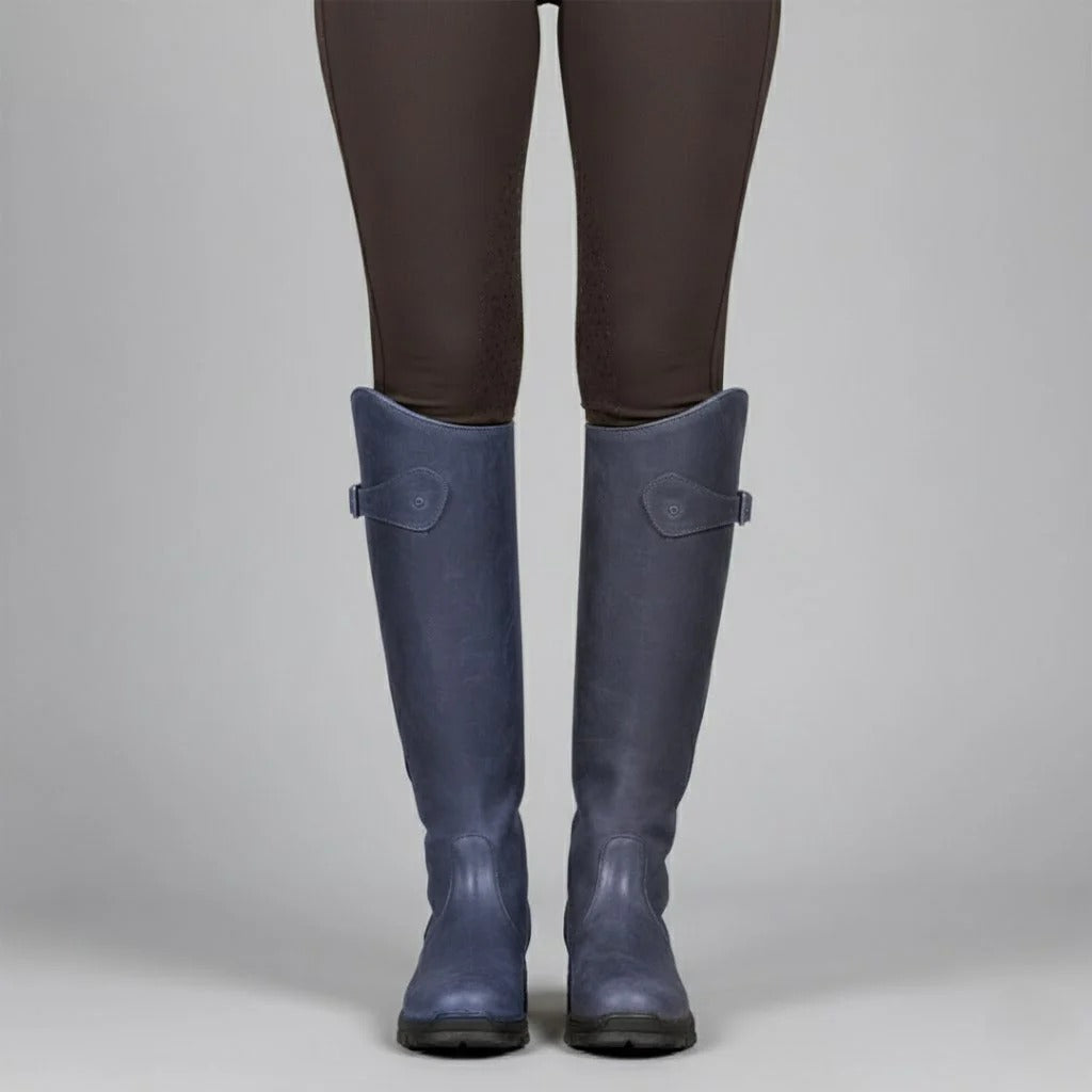 Women’s Tall Rubber Riding Boots - Waterproof Knee-High Style