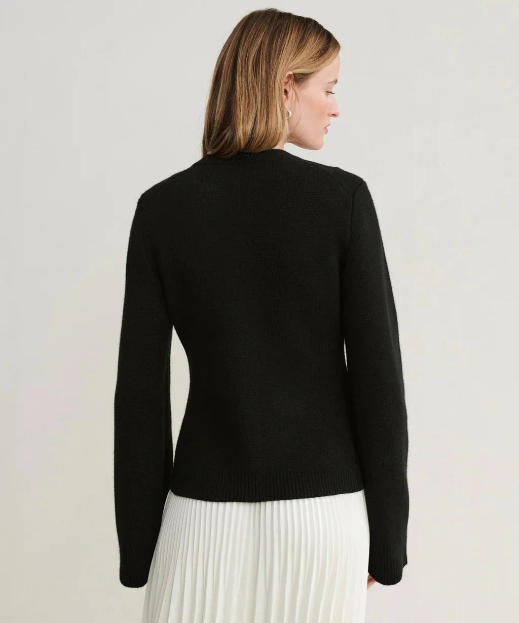 Women’s Button-Up Cardigan - Knit Sweater with Pockets