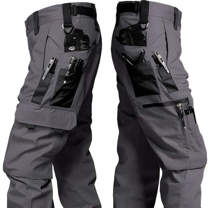 Men’s ShadowForce Tactical Cargo Pants - Utility Multi-Pocket Trousers