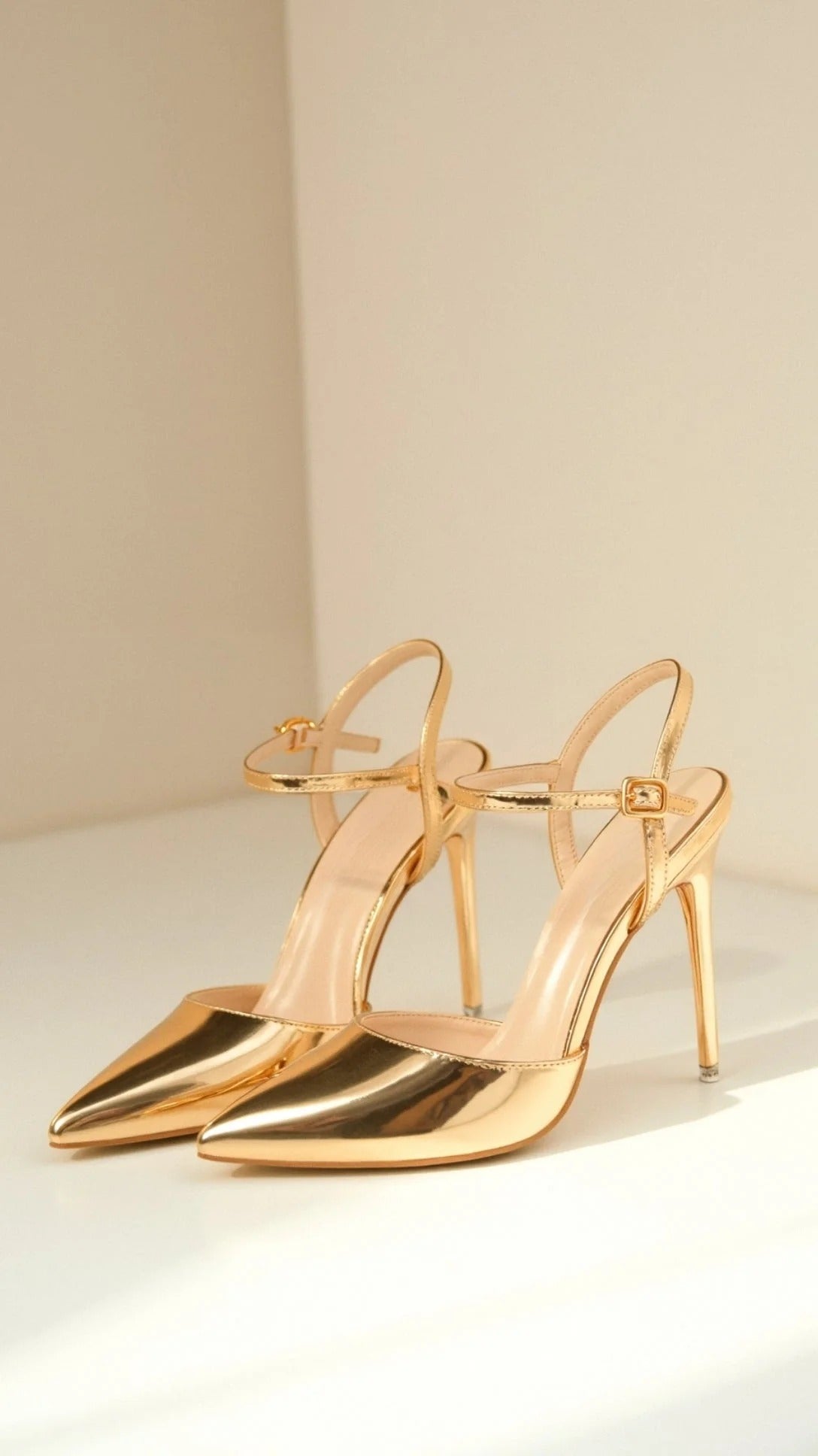 Women’s Ashley Patent Court Heels – Elegant Pointed Toe Stilettos