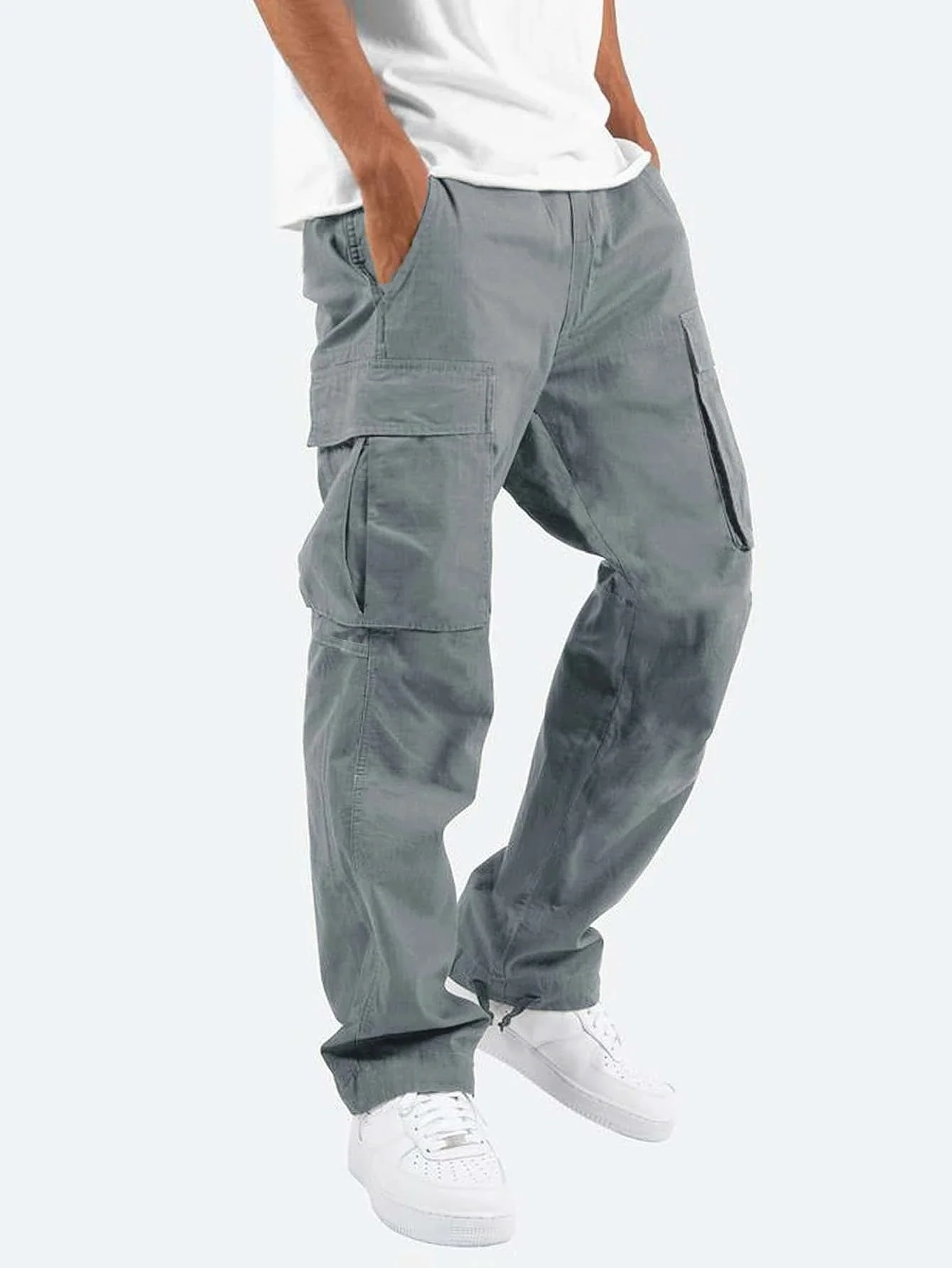 Men’s Utility Relaxed-Fit Cargo Trousers