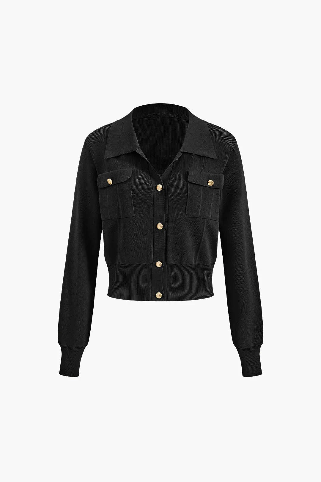 Women’s Esme Button-Down Knit Midi Set - Collared Top Skirt Co-ord