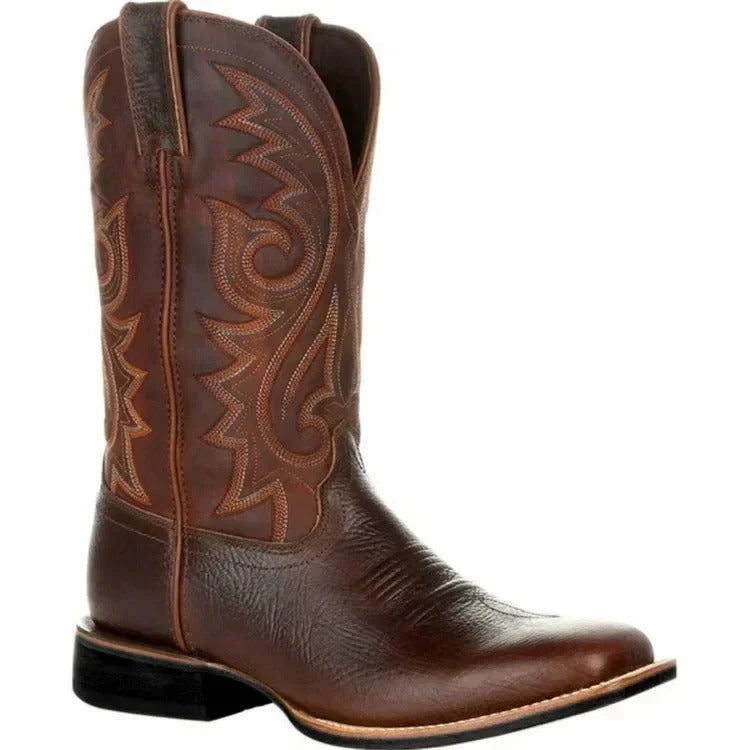 Men’s Frontier Heritage Western Boots - Classic Tall Cowboy Design