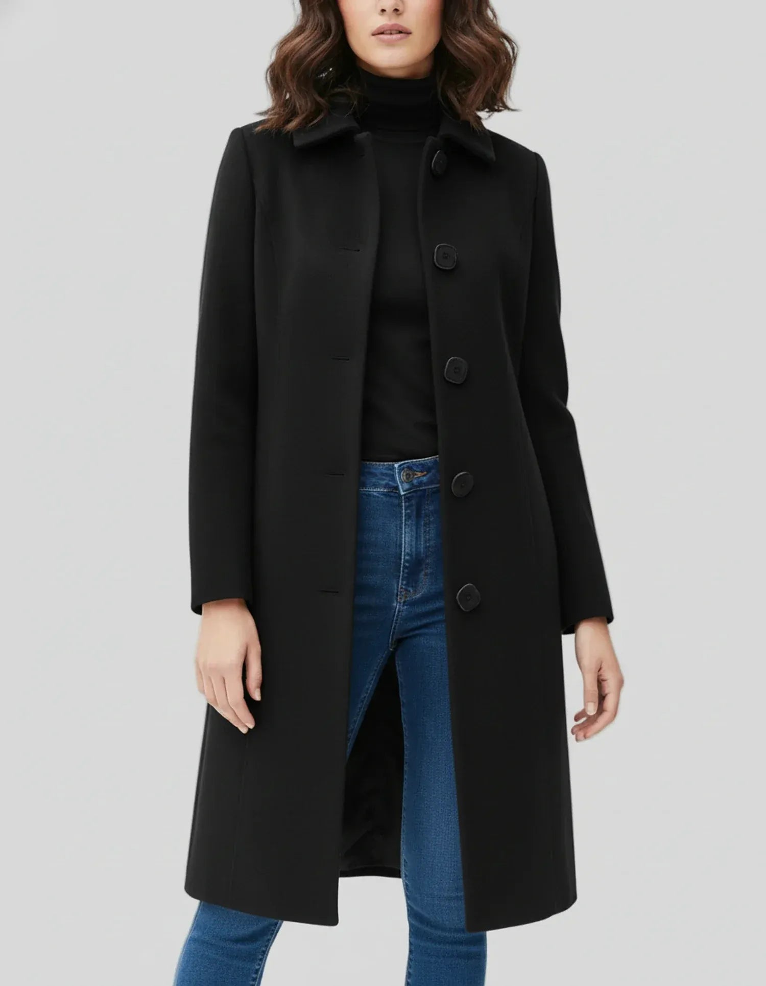 Women’s Josephine Single-Breasted Winter Trench Coat